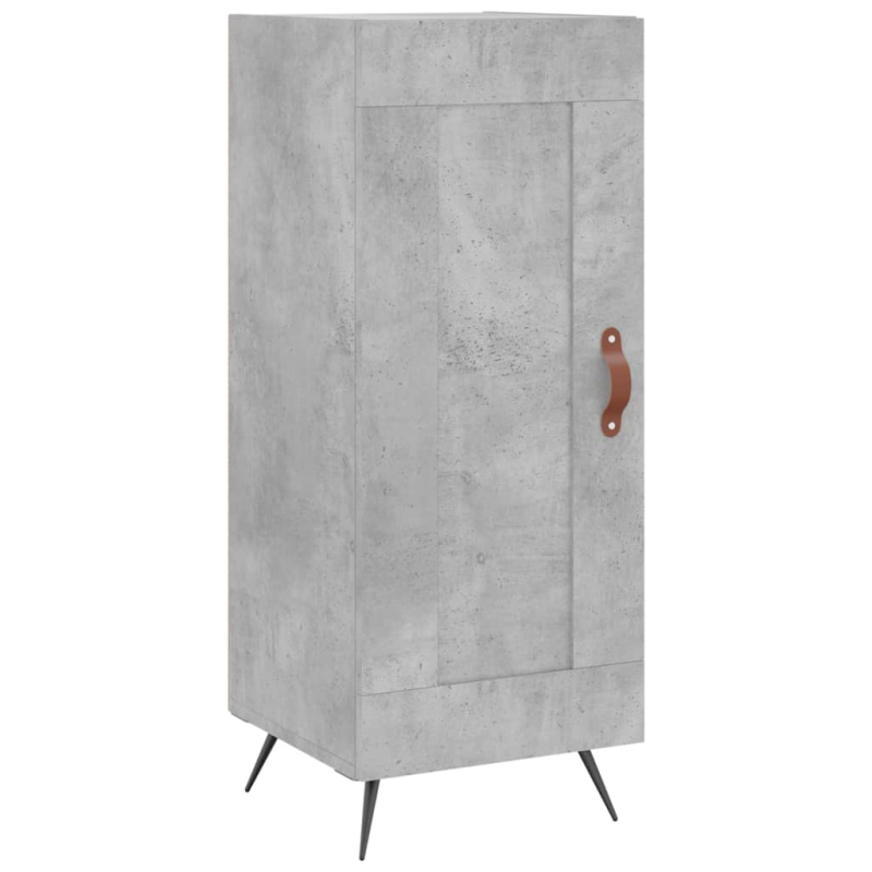 Highboard Betongrau 34,5x34x180 cm Holzwerkstoff