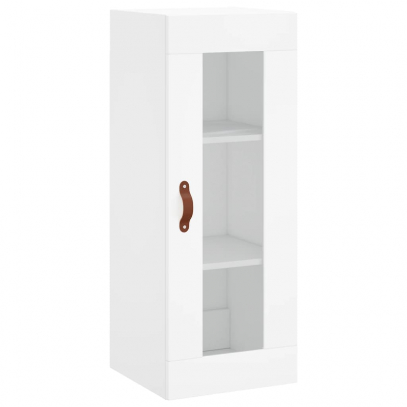 Highboard Weiß 34,5x34x180 cm Holzwerkstoff