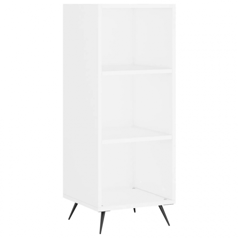 Highboard Weiß 34,5x34x180 cm Holzwerkstoff