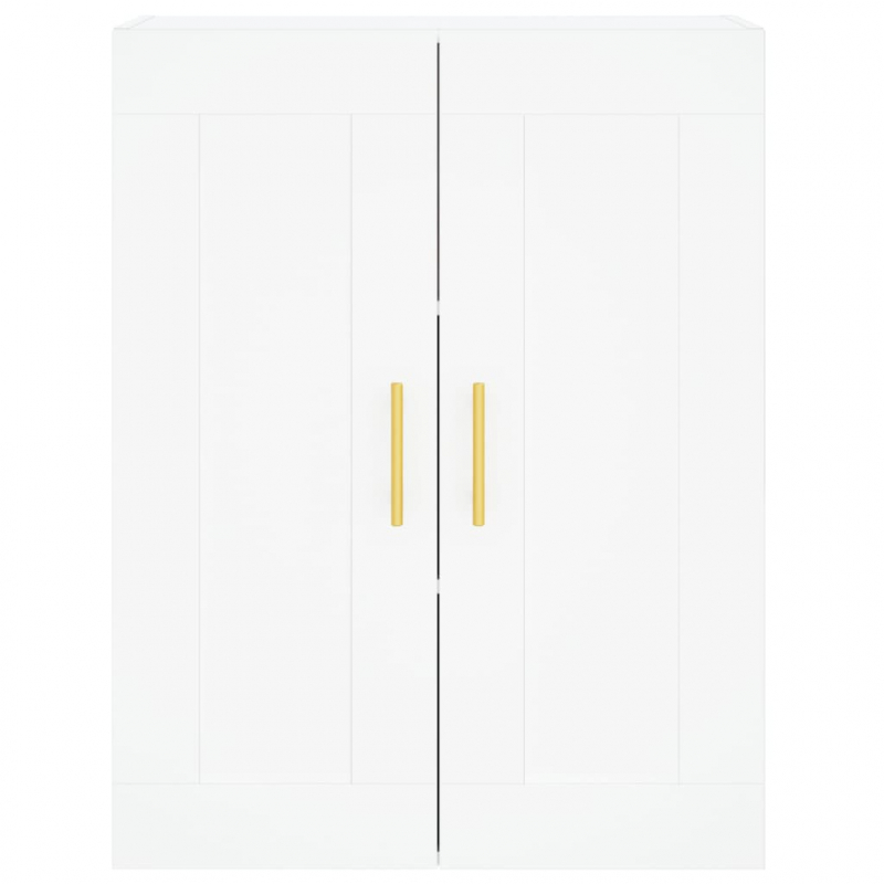 Highboard Weiß 69,5x34x180 cm Holzwerkstoff