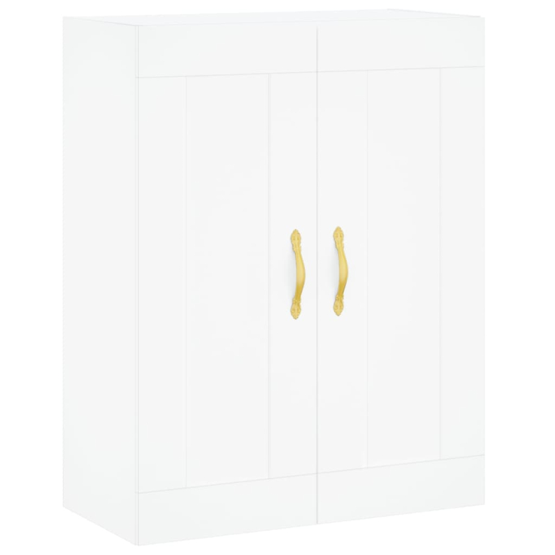 Highboard Weiß 69,5x34x180 cm Holzwerkstoff