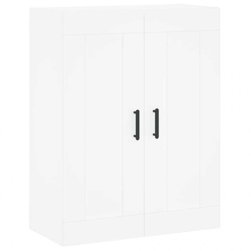 Highboard Weiß 69,5x34x180 cm Holzwerkstoff