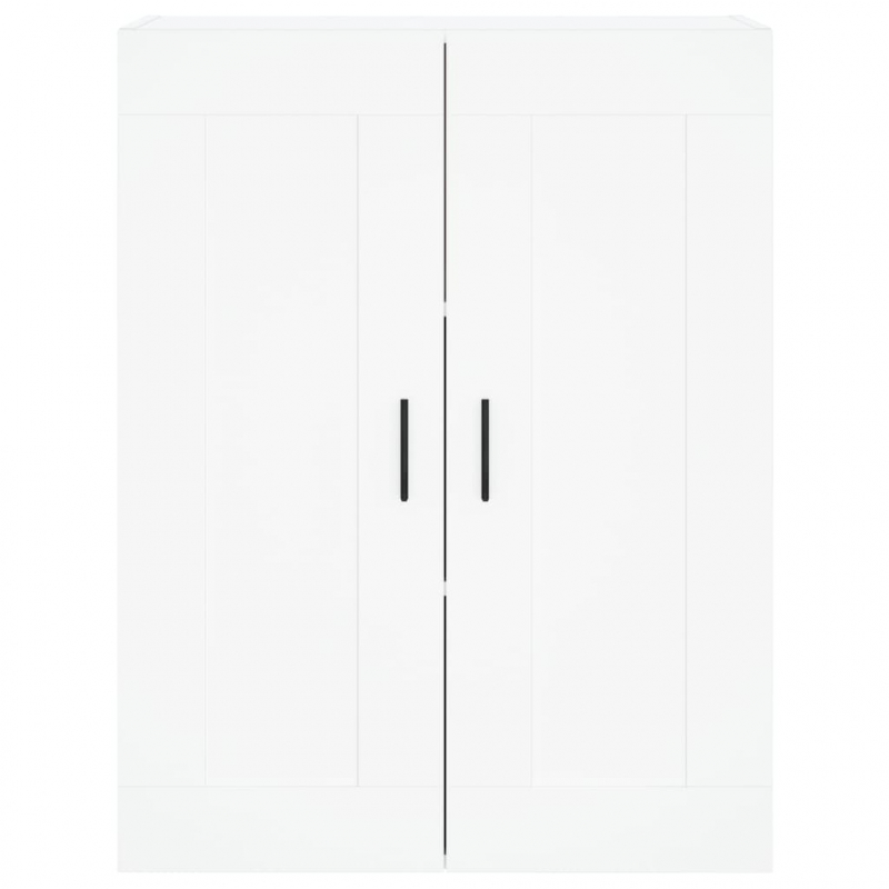 Highboard Weiß 69,5x34x180 cm Holzwerkstoff