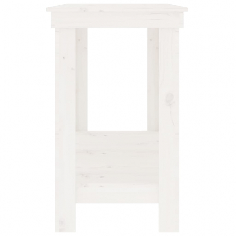 Werkbank Weiß 180x50x80 cm Massivholz Kiefer