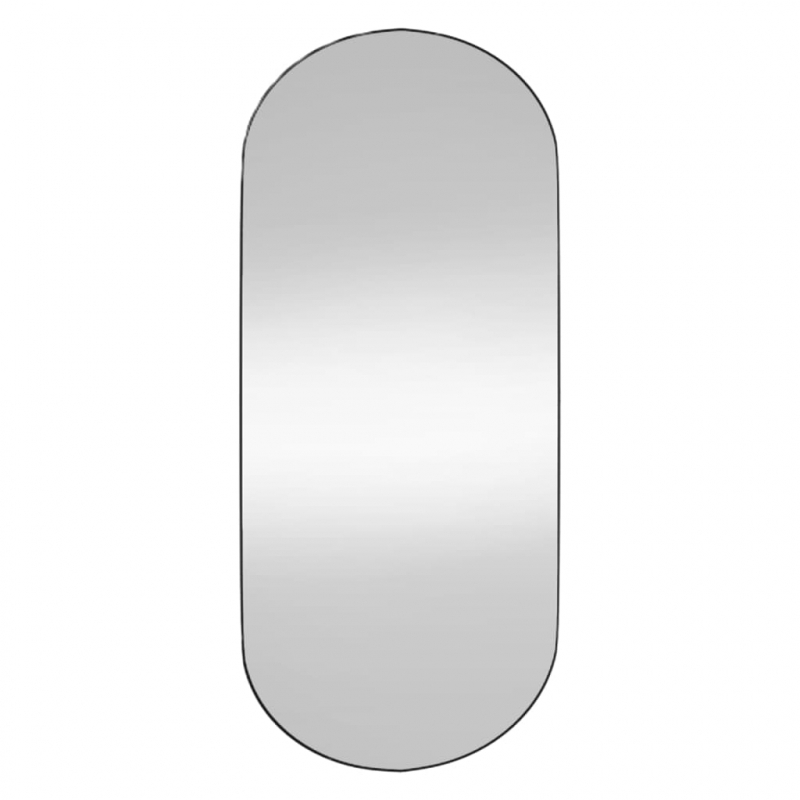 Wandspiegel 45x100 cm Glas Oval