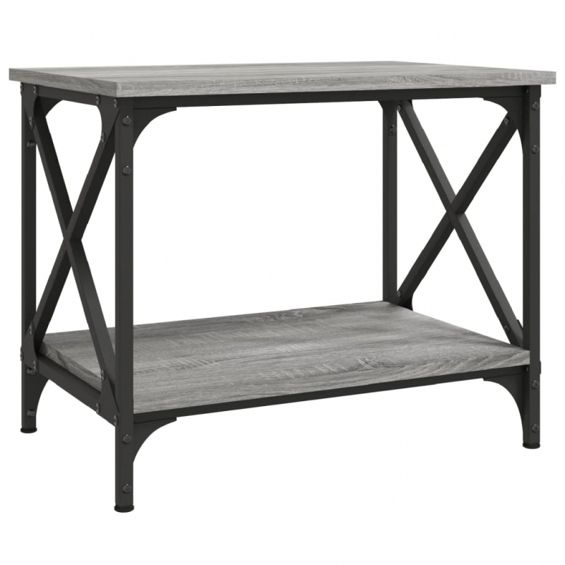 Beistelltisch Grau Sonoma 55x38x45 cm Holzwerkstoff