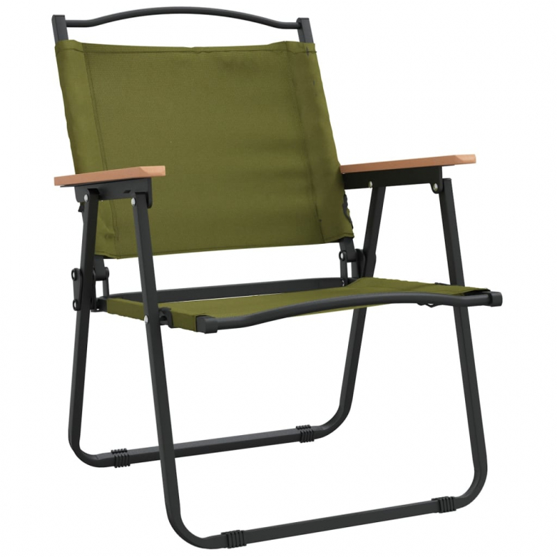 Campingstühle 2 Stk. Grün 54x55x78 cm Oxford-Gewebe