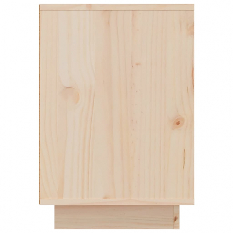 Nachttische 2 Stk. 50x34x50 cm Massivholz Kiefer