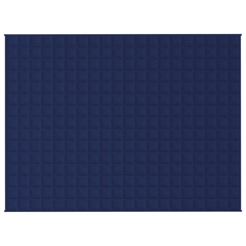 Gewichtsdecke Blau 150x200 cm 11 kg Stoff