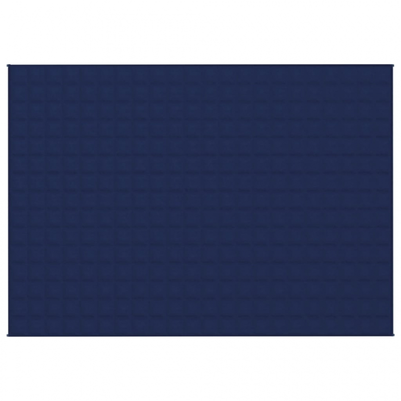 Gewichtsdecke Blau 155x220 cm 11 kg Stoff