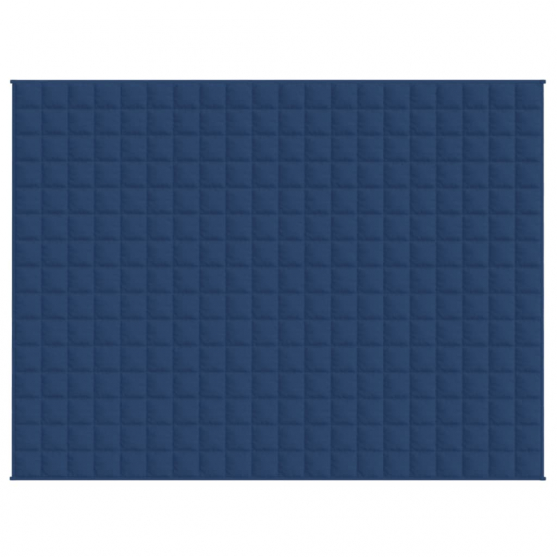 Gewichtsdecke Blau 150x200 cm 11 kg Stoff