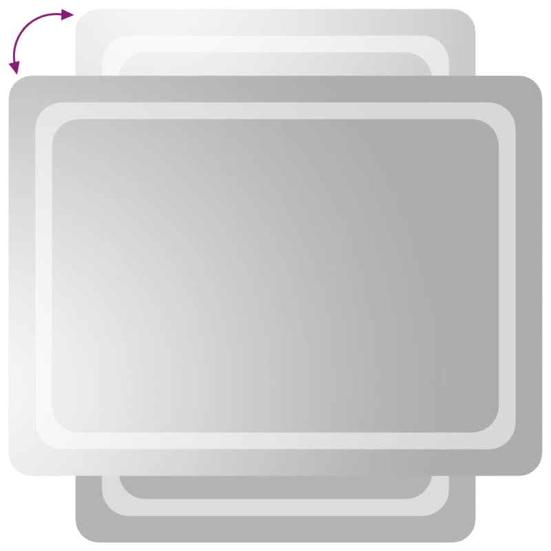 LED-Badspiegel 60x80 cm