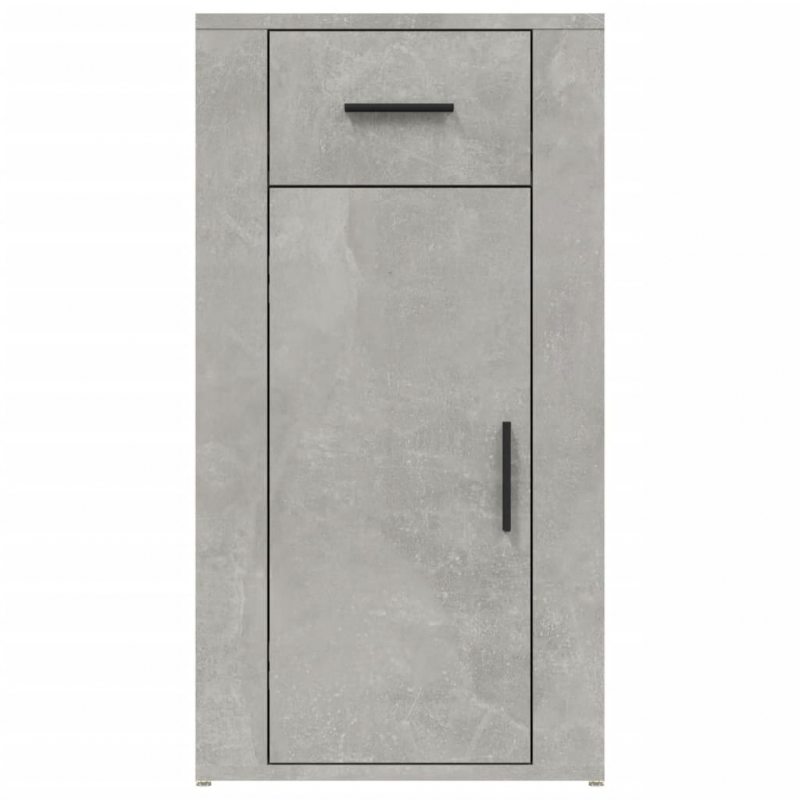 Büroschrank Betongrau 40x49x75 cm Holzwerkstoff