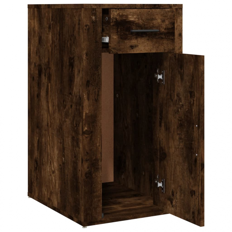 Büroschrank Räuchereiche 40x49x75 cm Holzwerkstoff