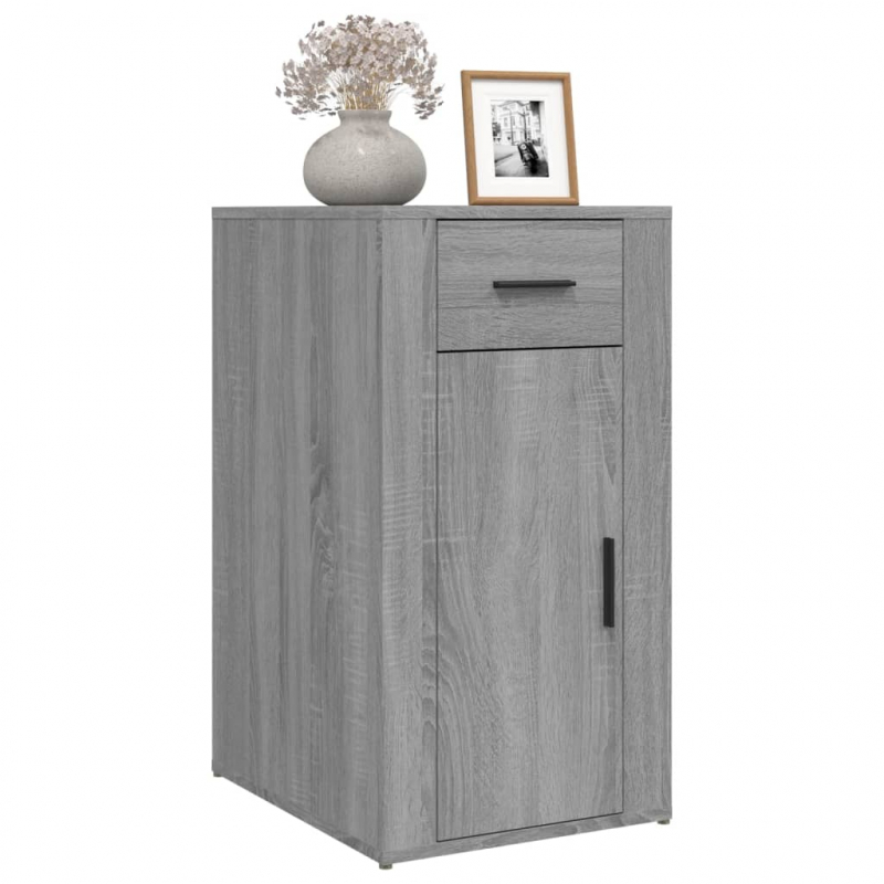 Büroschrank Grau Sonoma 40x49x75 cm Holzwerkstoff