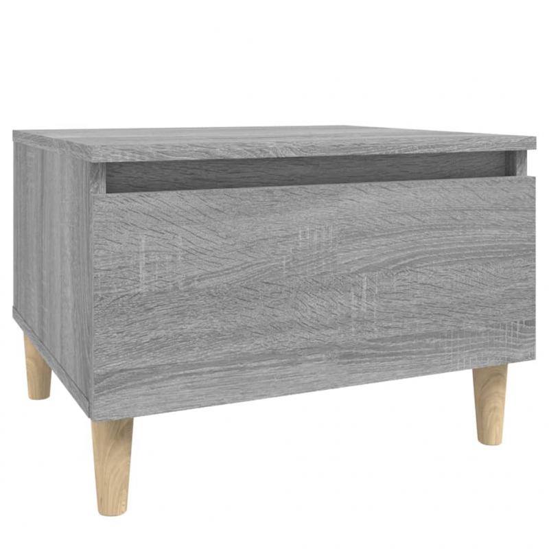 Beistelltische 2 Stk. Grau Sonoma 50x46x35 cm Holzwerkstoff