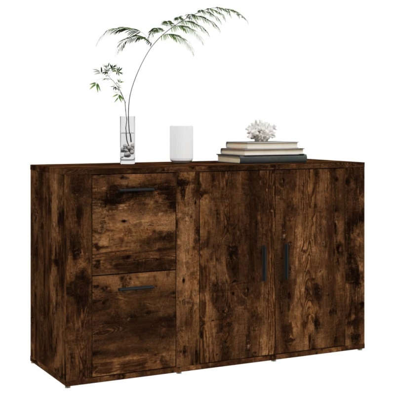Sideboard Räuchereiche 100x33x59,5 cm Holzwerkstoff