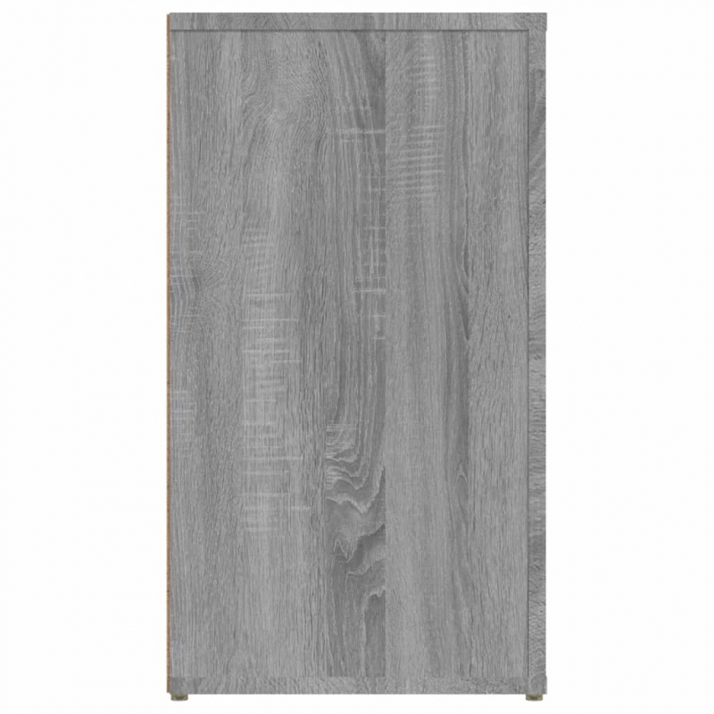 Sideboard Grau Sonoma 100x33x59,5 cm Holzwerkstoff