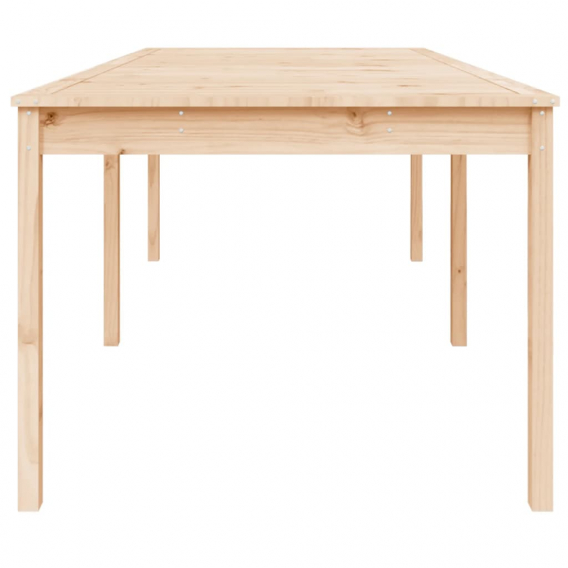 Gartentisch 203,5x100x76 cm Massivholz Kiefer