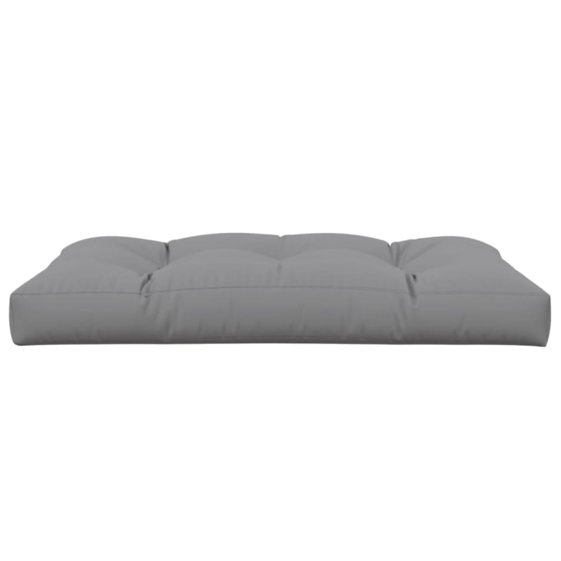 Palettenkissen Grau 120x80x12 cm Stoff