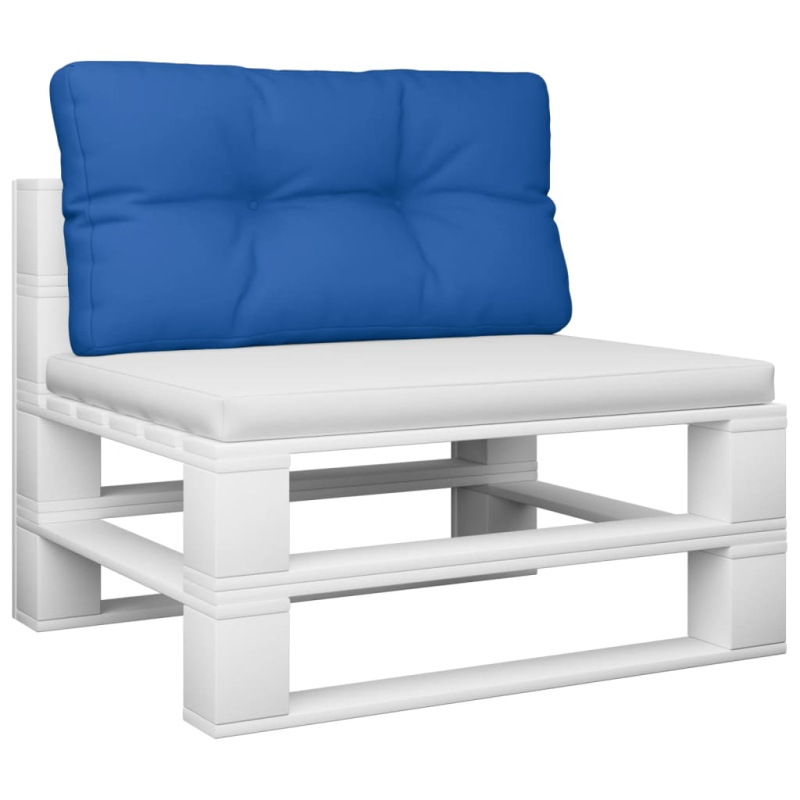 Palettenkissen Königsblau 80x40x12 cm Stoff