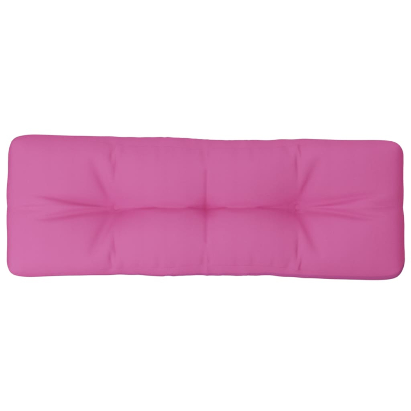 Palettenkissen Rosa 120x40x12 cm Stoff