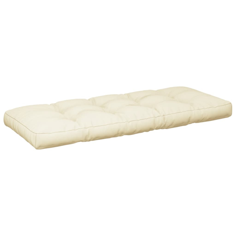 Palettenkissen 2-tlg. Creme Stoff