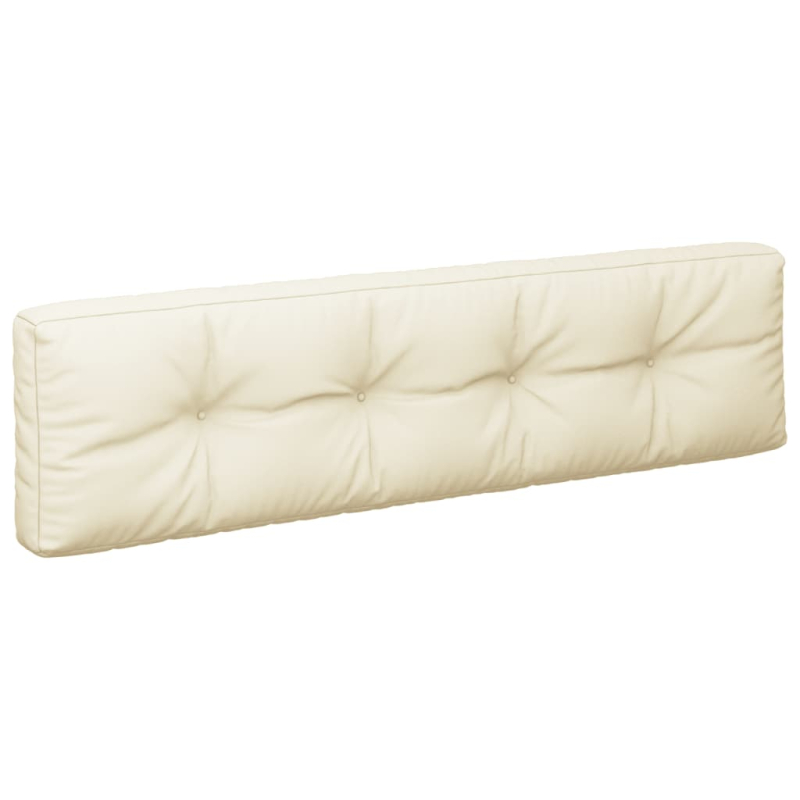 Palettenkissen 2-tlg. Creme Stoff