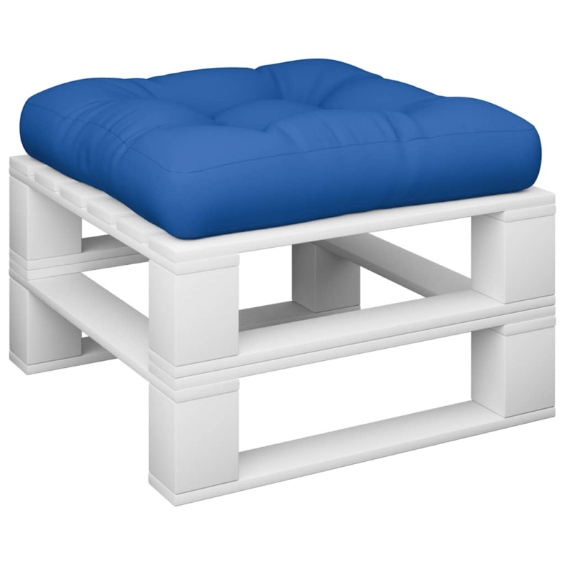 Palettenkissen Blau 58x58x10 cm Stoff