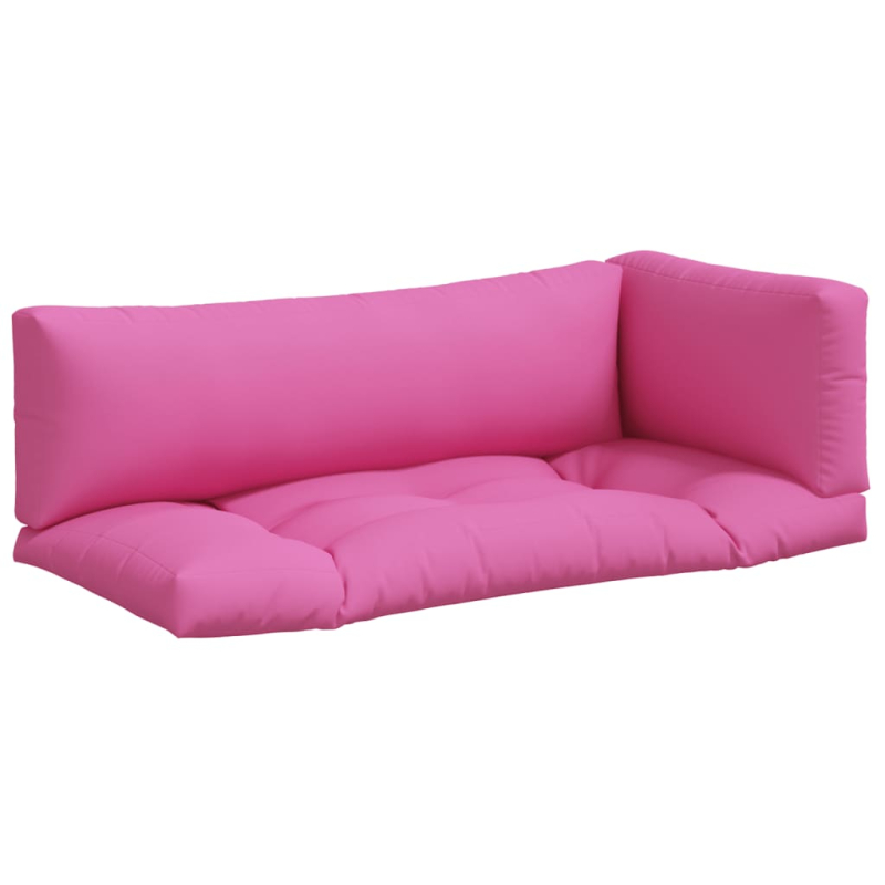 Palettenkissen 3 Stk. Rosa Oxford-Gewebe