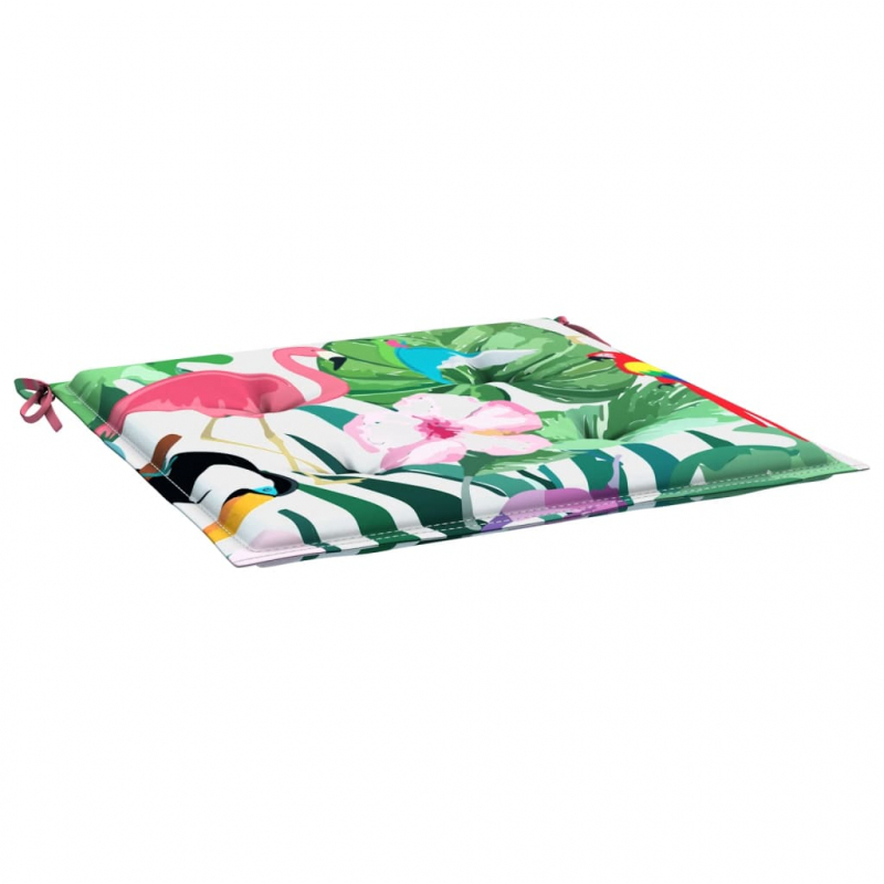 Gartenstuhl-Kissen 2 Stk. Mehrfarbig 40x40x4 cm Stoff