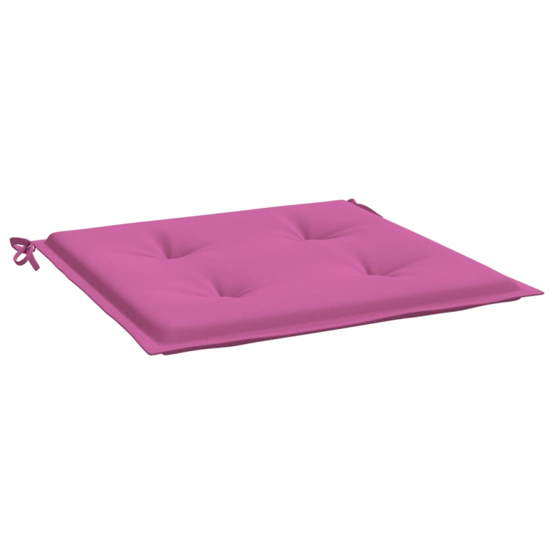 Gartenstuhl-Kissen 4 Stk. Rosa 40x40x3 cm Stoff