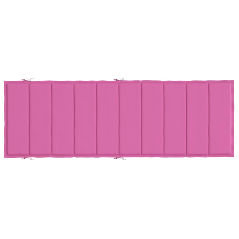 Sonnenliegen-Auflage Rosa Oxford-Gewebe