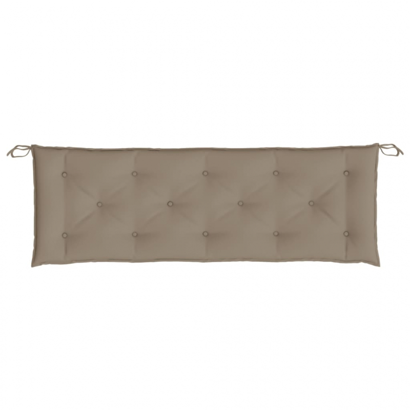 Gartenbank-Auflage Taupe 150x50x7 cm Oxford-Gewebe