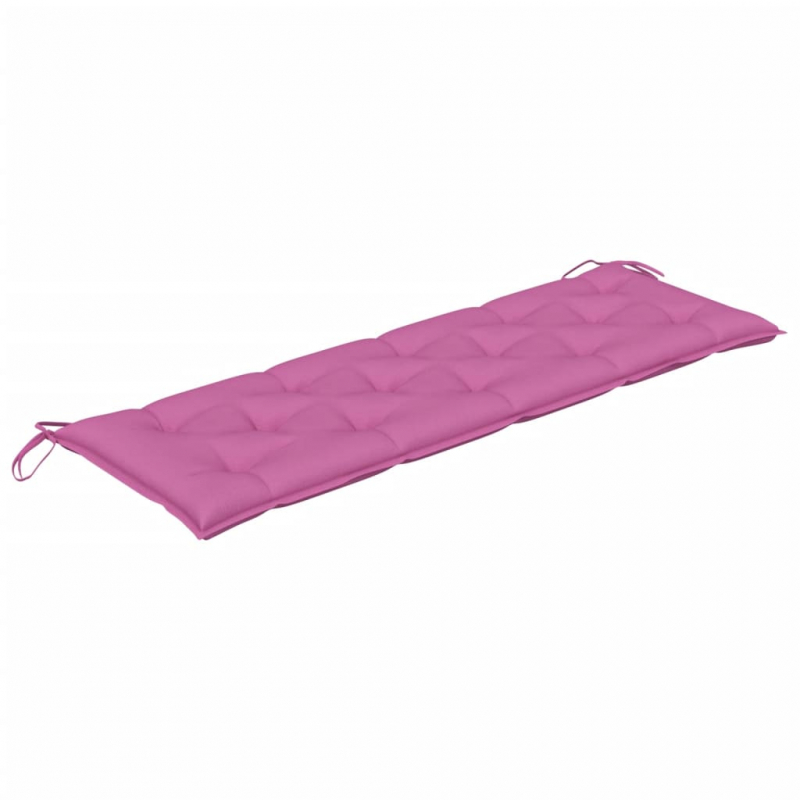 Gartenbank-Auflage Rosa 150x50x7 cm Oxford-Gewebe