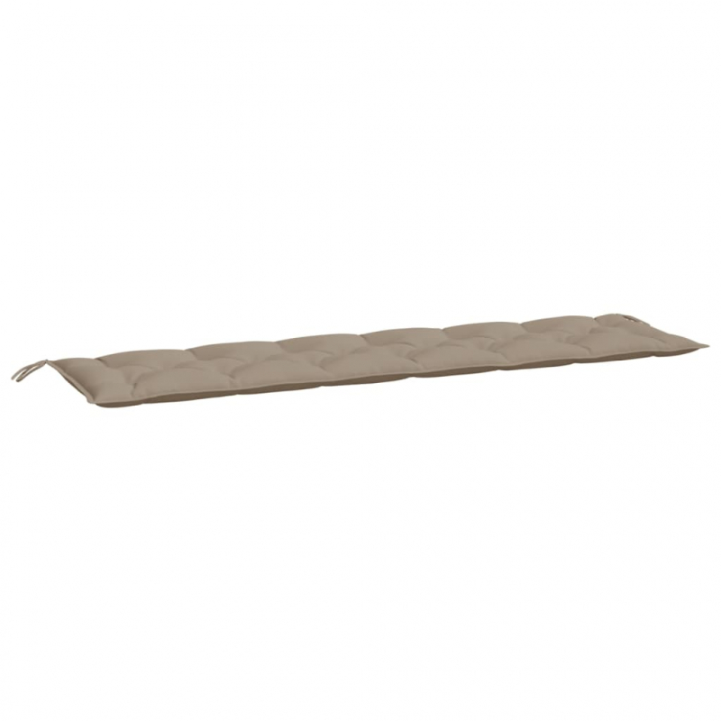 Gartenbank-Auflage Taupe 200x50x7 cm Oxford-Gewebe