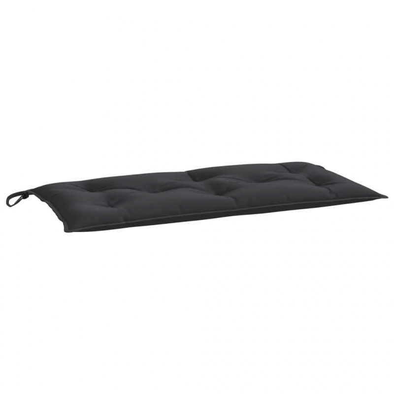 Gartenbank-Auflagen 2 Stk. Schwarz 100x50x7 cm Oxford-Gewebe
