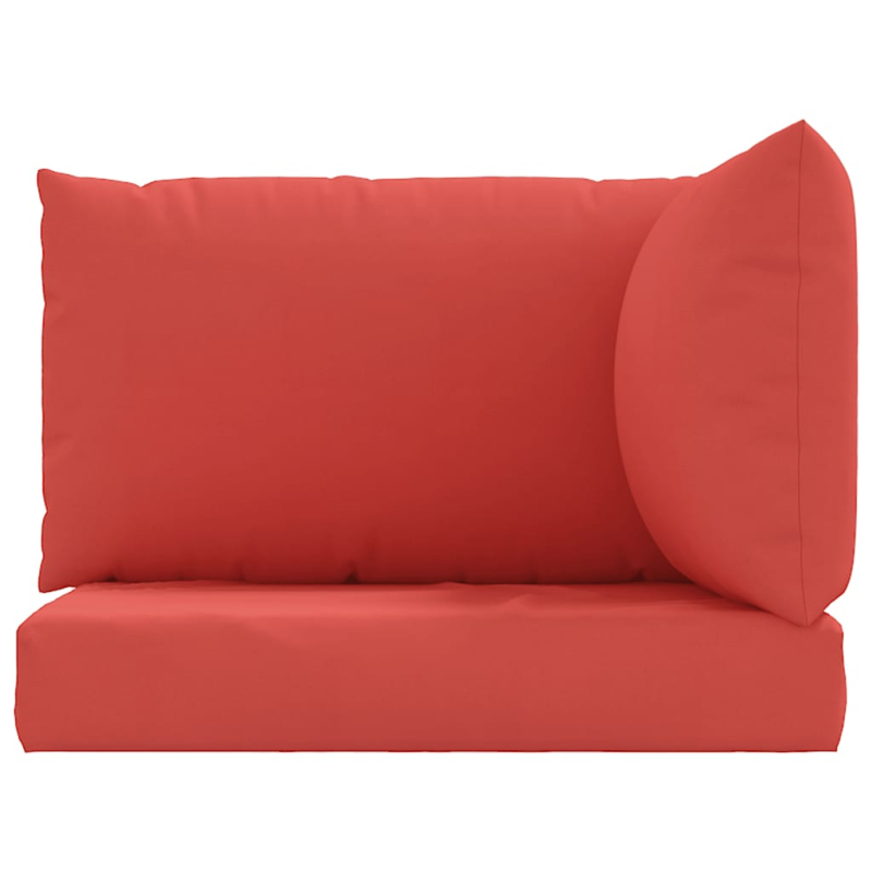 Palettenkissen 3-tlg. Rot Oxford-Gewebe
