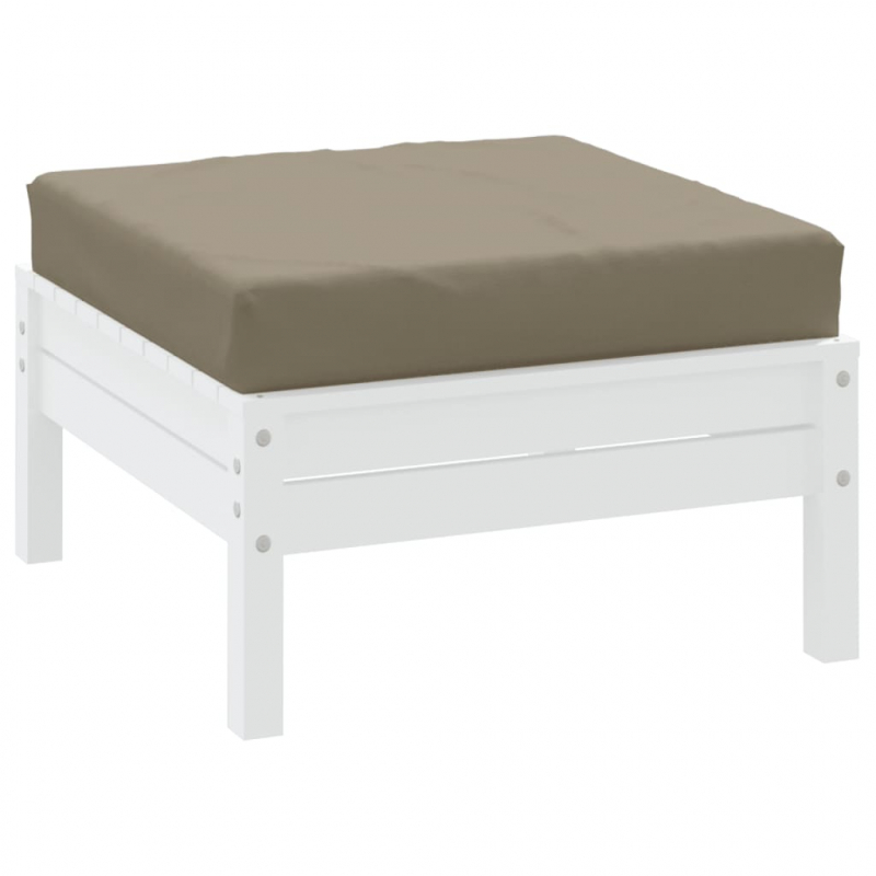 Palettenkissen Taupe 60x60x9,5 cm Oxford-Gewebe