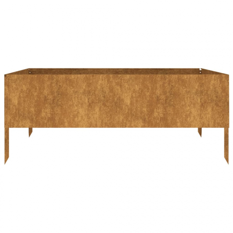 Hochbeet 100x100x41 cm Cortenstahl