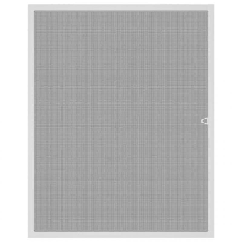 Insektenschutz für Fenster Weiß 100x120 cm