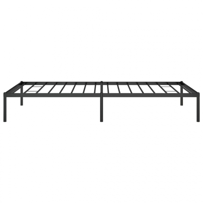 Bettgestell Metall Schwarz 100x200 cm