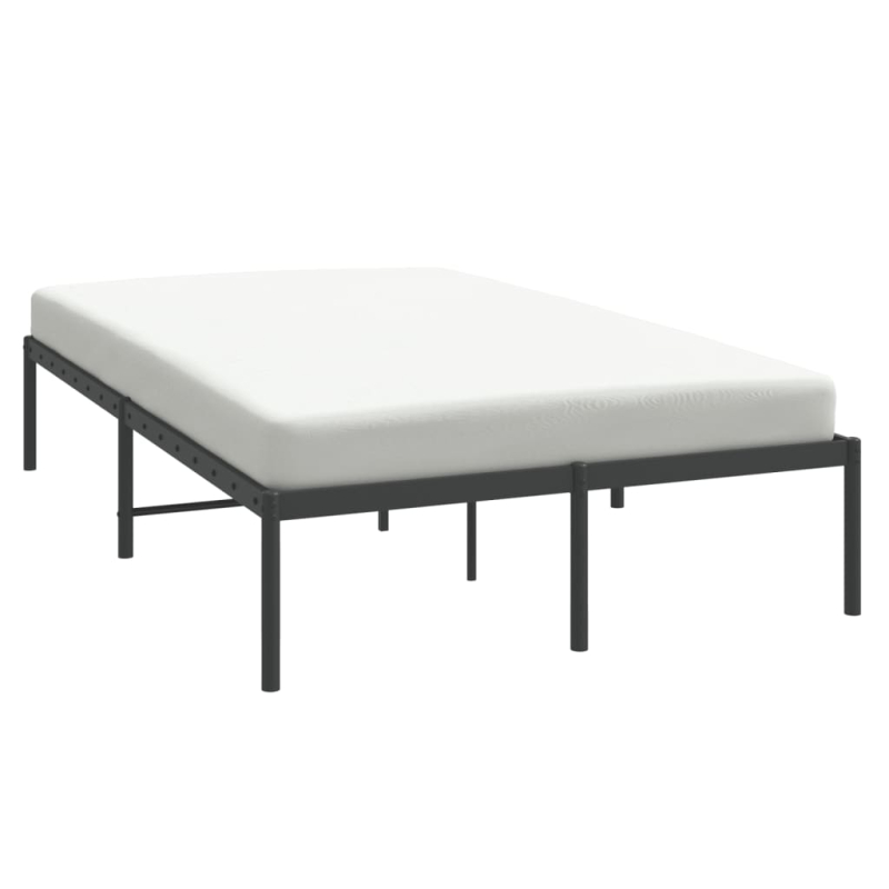Bettgestell Metall Schwarz 120x190 cm