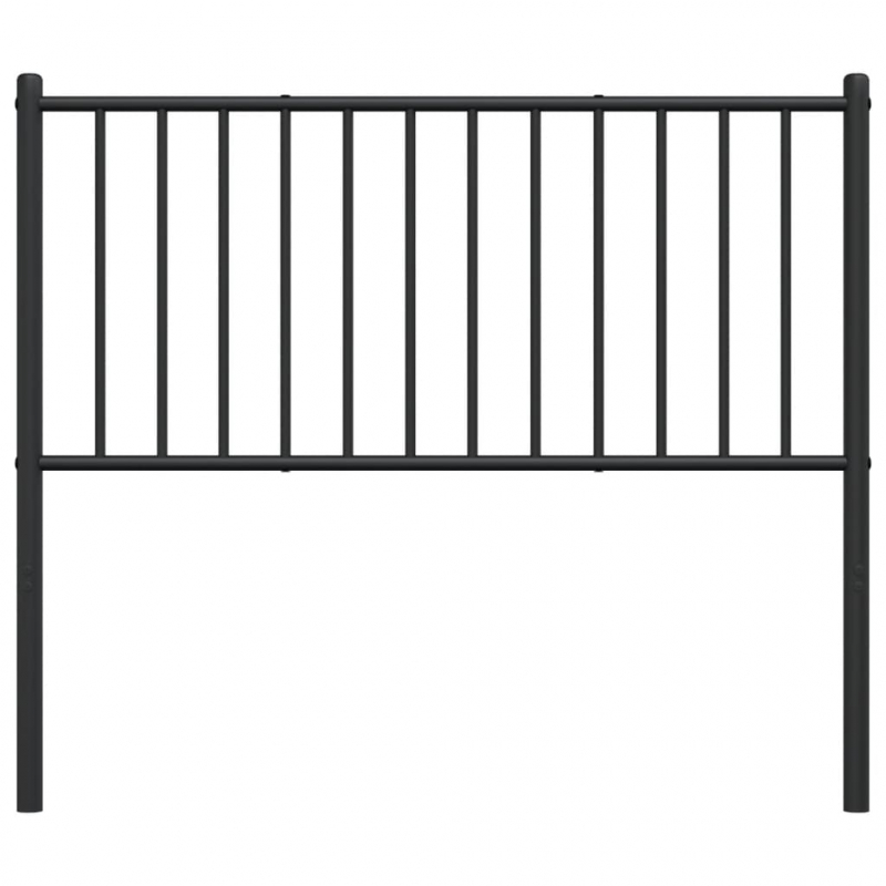 Kopfteil Metall Schwarz 80 cm