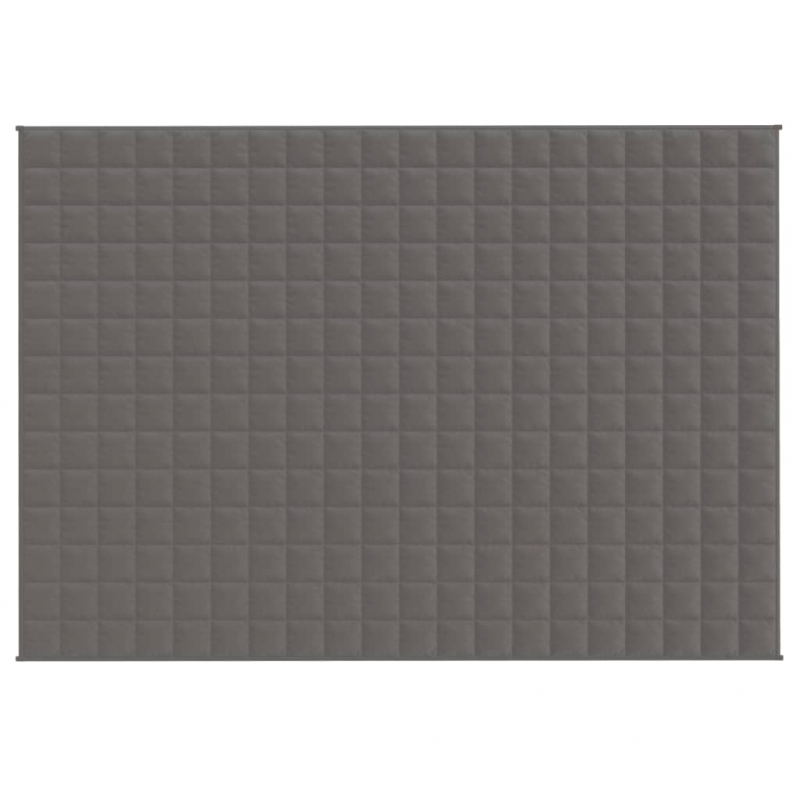 Gewichtsdecke Grau 135x200 cm 10 kg Stoff