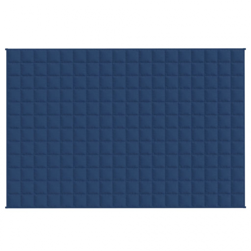 Gewichtsdecke Blau 122x183 cm 9 kg Stoff