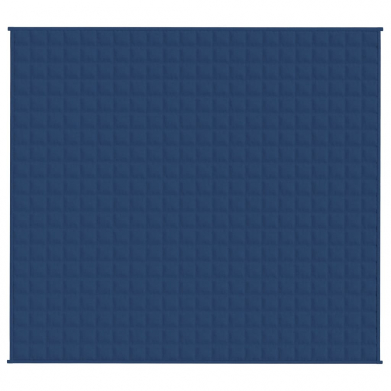 Gewichtsdecke Blau 200x230 cm 9 kg Stoff