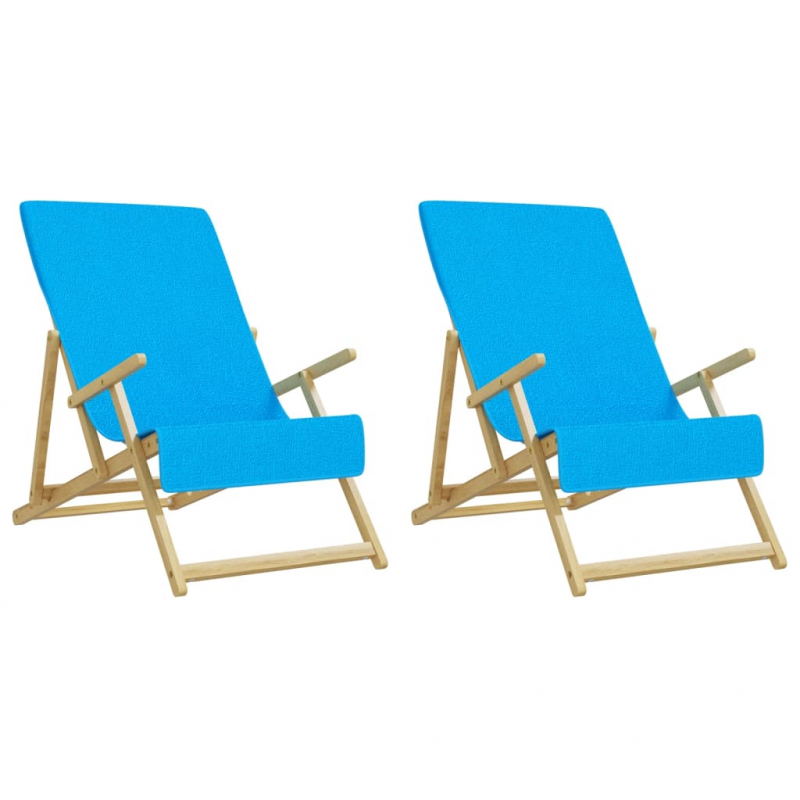 Strandtücher 2 Stk. Türkis 60x135 cm Stoff 400 GSM