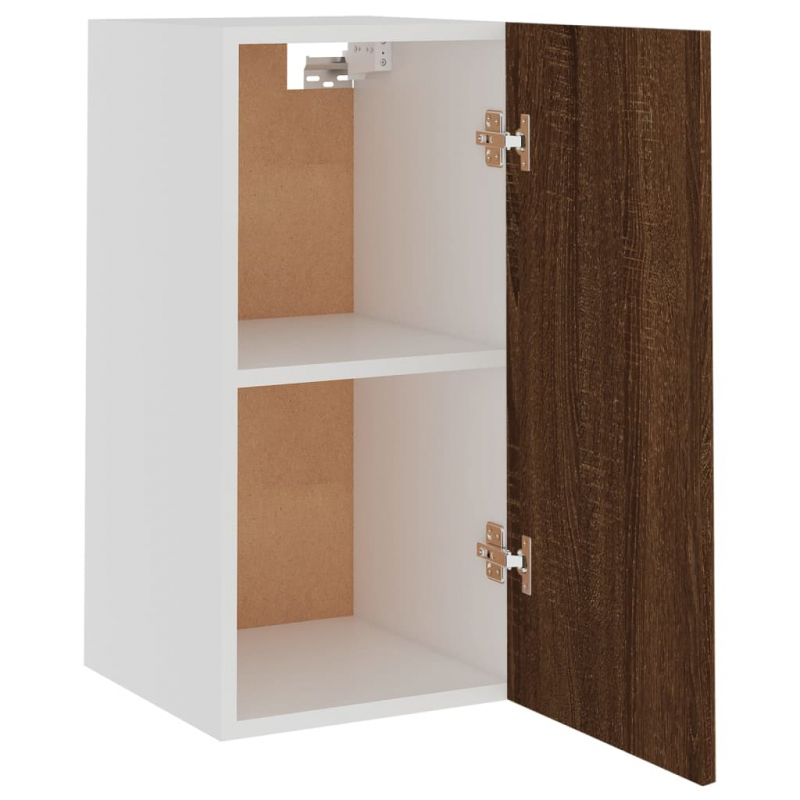 Hängeschrank Braun Eichen-Optik 29,5x31x60 cm Holzwerkstoff