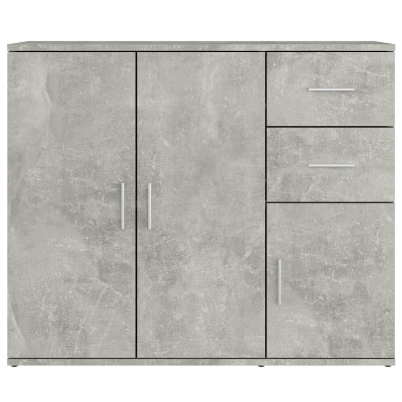 Sideboard Betongrau 91x29,5x75cm Holzwerkstoff